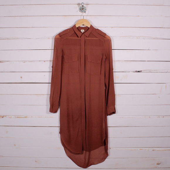 Wilfred 100% Silk Shirt Dress - Picture 1 of 12